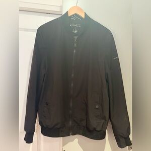 Perry Ellis Black Bomber Jacket for Men